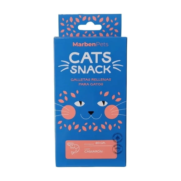 Galletas Rellenas Cats Snack Camarón 80 Grs.