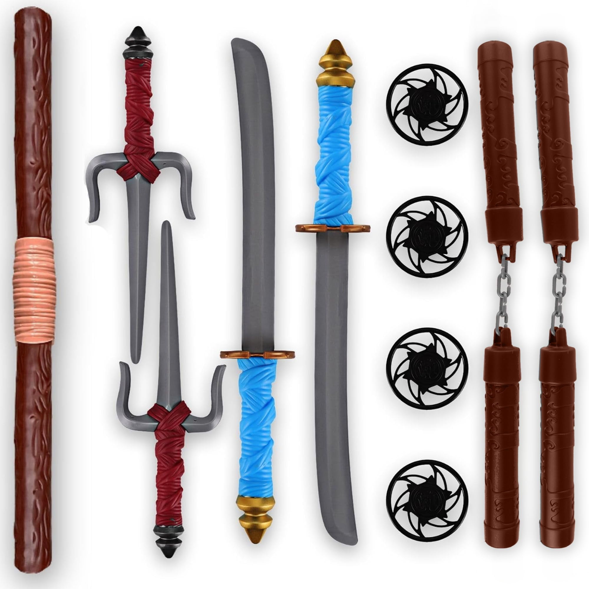 Set De Armas De Juguete Ninja Katana Y Más De Liberty Imports