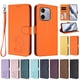 thumbnail image 3 of Funda de Gato tipo Libro para Honor 600 Lite, Naranja, 3 of 6