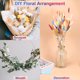 thumbnail image 4 of Uxcell 120 piezas de flores secas de colas de conejo natural 17" Mini Pampas Grass Lagurus Ovatus Ramo para Decoración Floral de Boda, Azul Marino, 4 of 6