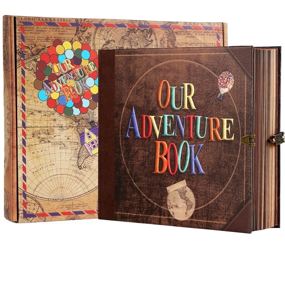 Álbum de fotos AMAOGE con tapa dura grabada 22 × 19 × 2 cm, 146 páginas