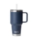 thumbnail image 1 of Taza YETI Rambler de 1 litro con pajita 2.0 con aislamiento al vacío, color azul marino, 1 of 9