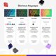 thumbnail image 2 of Juego de keycaps Glorious GPBT Basics de 131 teclas PBT MX, 2 of 3