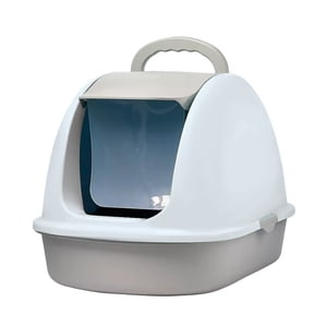 Mundo Online - Arenero Cerrado Transportable Baño Gatos Con Puerta Y Pala