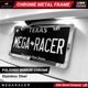 thumbnail image 2 of Marcos para Placas Mega Racer Cromo Pulido Paquete de 2, 2 of 9
