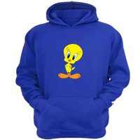 Genérico - Polerón Canguro Pajarito Amarillo Azul Talla S Unisex