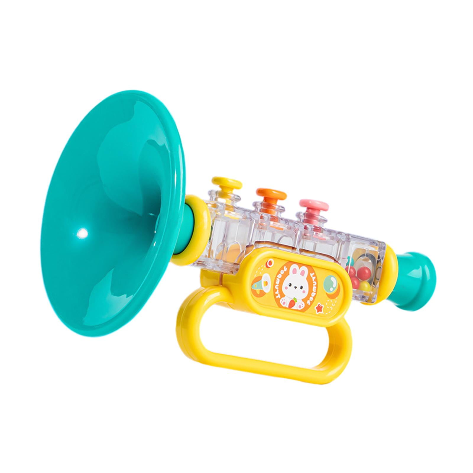 Bothyi - Juguetes De Trompeta Pequeño Altavoz Juguete Musical Para Niños Niñas Juguete De Viaje Juguete Clásico Azul