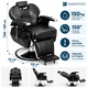 thumbnail image 5 of Sillon Barbero Neumatico Nanofort Barberia Peluqueria Spa Negro, 5 of 7