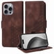 thumbnail image 3 of Carcasa FOXDOCK iPhone 16 Pro de cuero PU, diseño acolchado clásico, protección contra caídas y rayones, 3 of 5