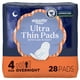 thumbnail image 1 of Toallas Femeninas Equate Ultra Thin Alas T4 Noche 28 Unid, 1 of 3