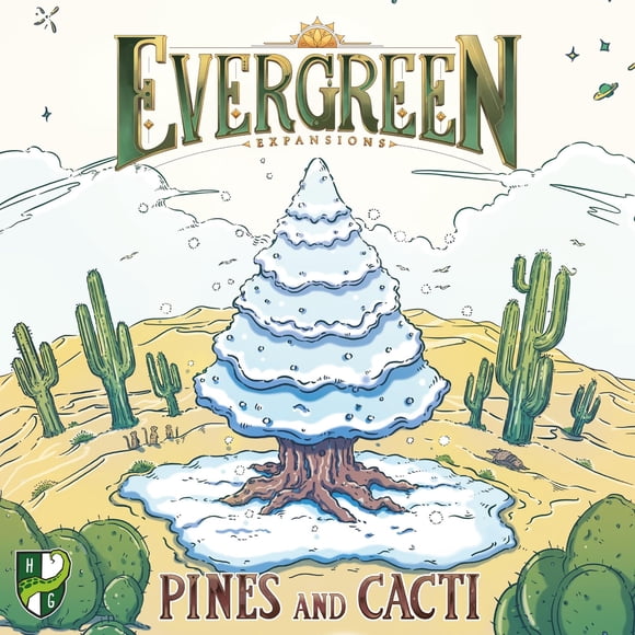 Juego de Mesa Horrible Guild Expansión Evergreen Pines y Cactus