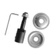 thumbnail image 1 of Eje De Rueda De Molienda Eje De Pulido Eje Roscado Para Rueda De Pelo Rueda De Fibra 12mm 97g, 1 of 5