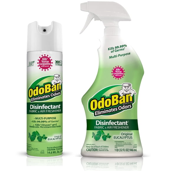 Desinfectante OdoBan 414 ml y 946 ml con aroma a eucalipto