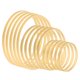 thumbnail image 1 of Uxcell Aros de Bambú de Madera de 4/6/8 Pulgadas 15 Piezas en 1 Set, 1 of 5