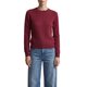 thumbnail image 1 of INSPIRE CHIC Suéter de Punto Argyle para Mujer Ligero Cuello Redondo Ondulado Hombro Caído Manga Larga Ajuste Regular Casual Grande Angora Rojo, 1 of 6