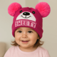 thumbnail image 2 of GORRO DE LANA INFANTIL CON CHIPORRO Y DOS POMPONES BEBE UNISEX, 2 of 3