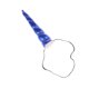 thumbnail image 3 of unicornio cuerno oreja diadema niño cosplay unicornio partido hairband deep blue, 3 of 5