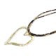 thumbnail image 5 of Collar Largo De Gamuza Animal Print Dije Corazón Boho 43 Cm, 5 of 5