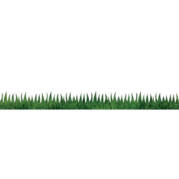 Tablón de anuncios Border Hygloss Products, césped natural, 3 x 36 pulgadas