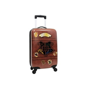 Fast Forward - Harry Potter Luggage 21 Inch Hogwarts Express Hard-Sided Suitcase Rolling Luggage Carry-On Tween Spinner Travel Trolley For Kids - Brown