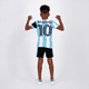 thumbnail image 4 of Polera Manga Corta Niño Argentina Blanco Con Negro Messi, 4 of 5