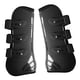 thumbnail image 1 of Horse Pu Shell Neopreno Forrado Delantero / Trasero Pierna Botas Establece Frente Negro L, 1 of 5