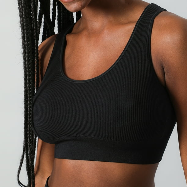 Peto Rib Deportivo Sin Costuras Mujer Flores 25160-2