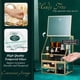 thumbnail image 4 of Organizador de maquillaje CoralHouse, cristal de alta dureza, oro blanco, 4 of 6