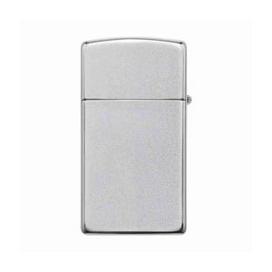 Zippo - Encendedor Slim Satin Chrome Plateado Zp1605