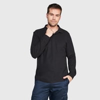 Jayson - Polera Pique T/C Ml Hombre Negro L