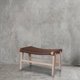 thumbnail image 2 of Banqueta Amelia Comedor Madera Maciza y Trenzado Café 65 cm, 2 of 2