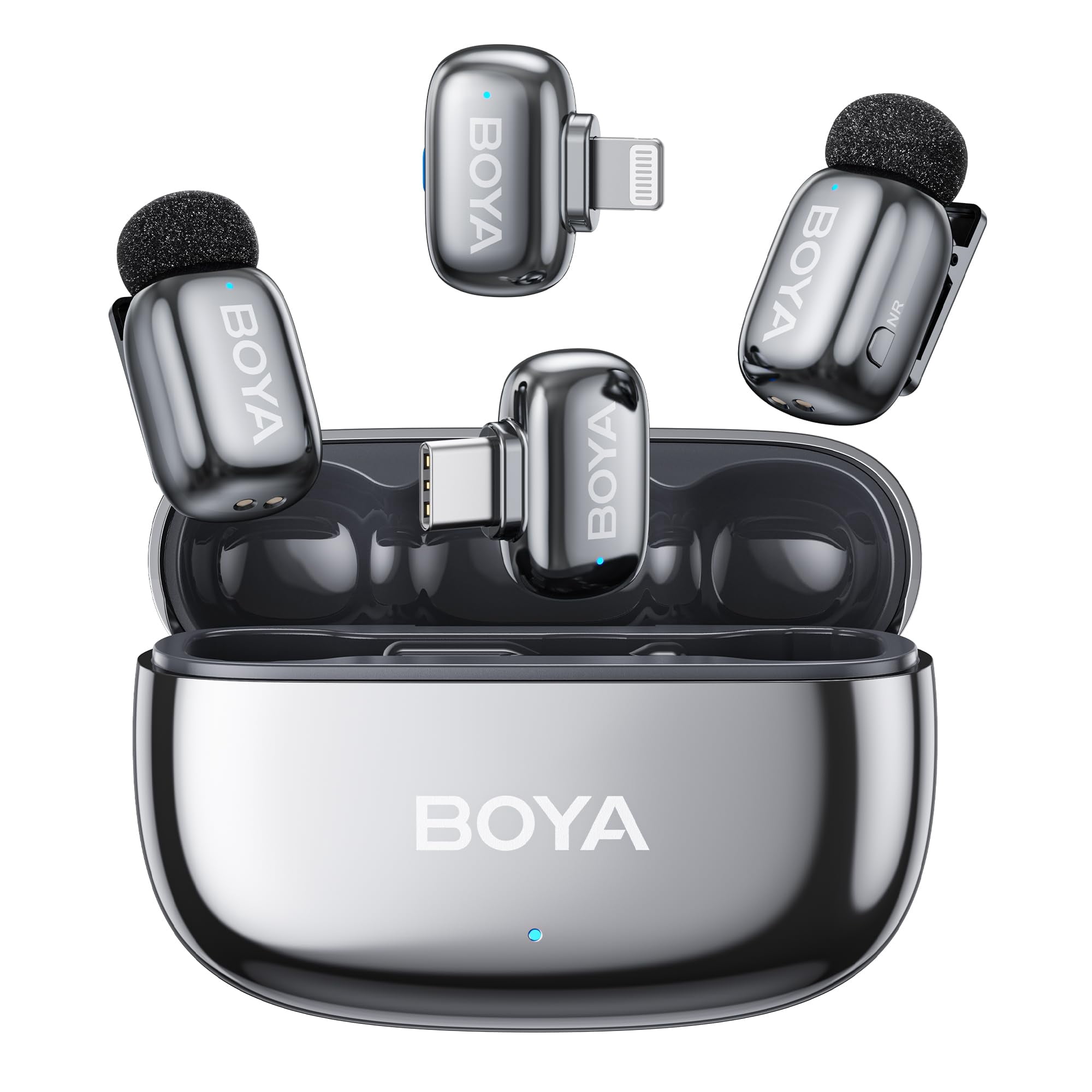 Micrófono Inalámbrico Boya Mini 2 Para Iphone Y Android