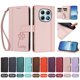 thumbnail image 4 of Funda Cartera Trébol para Xiaomi Redmi Note 15 4G/5G con Ranuras Tarjetas y Carga Inalámbrica Rosa, 4 of 6