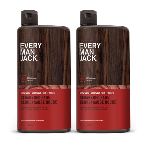 Gel de baño Every Man Jack Nourishing Cedar + Red Sage 720 ml