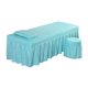 thumbnail image 2 of Sábana De Masaje De Belleza Suave Con Funda De Almohada Y Funda De Taburete Azul, 2 of 5