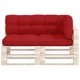 thumbnail image 3 of Juego de cojines VidaXL Pallet, 3 unidades, rojo, para sofá de jardín, 3 of 9