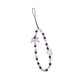 thumbnail image 3 of Cordón Para Teléfono Con Cuentas, Adorno Para Bolso, Llavero, Pulsera Bonita, Llavero Con Lazo Morado, 3 of 5