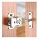 thumbnail image 1 of Retenedor Sujetador Cangrejo Puerta Mueble Zinc 20 Un, 1 of 2
