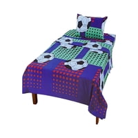 Genérico - Juego De Sabana Infantil De 100 Hilos 1 Plaza D6