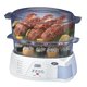 thumbnail image 4 of Vaporizador de alimentos Oster 6,1 L de 2 niveles electrónico blanco, 4 of 4