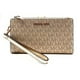 thumbnail image 1 of Billetera Michael Kors Cartera de Viaje Jet Set con Doble Cremallera para Mujer, Oro Pálido, 1 of 3