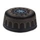 thumbnail image 2 of Sombrero De Oración árabe Omaní Turco Sombrero Bordado Para 58cm Negro, 2 of 5