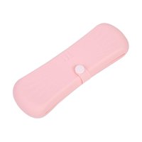 Ioensy - Portaescobillas De Maquillaje De Viaje Contenedor Bolsa De Maquillaje De Silicona Portátil Ligero Rosa