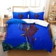 thumbnail image 1 of Funda nórdica de plumón VOSILE Mundo Submarino, juego de ropa de cama de tres piezas, transpirable, cálida y fácil de cuidar, con cierre de cremallera. Funda nórdica adecuada para niños y ad, 1 of 3