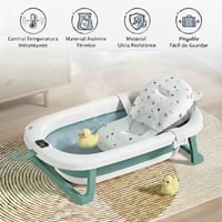 Babyluna - Tina Bañera Plegable Bebé Con Termómetro Y Cojín Estrella