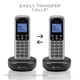 thumbnail image 2 of Teléfono inalámbrico Motorola Voice T604 con 4 terminales y altavoz, 2 of 5