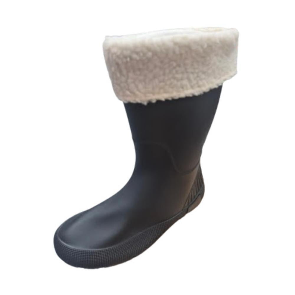 Vinnys Outlet - Bota De Agua Lluvia Mujer Negro