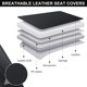 thumbnail image 5 of Fundas de Asiento TINRAIYANG Juego Completo Cuero Negro Sintético, 5 of 8