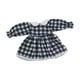 thumbnail image 1 of 1:12 Accesorios De Vestir Para Muñecas Ropa Hecha A Mano Para Figuras De Acción Femeninas De 6" Vestir Cuadrícula Negra, 1 of 3