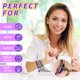 thumbnail image 2 of Pulsera antiestrés JXM pack de 4, 6 cm, con cremallera – herramienta sensorial, 2 of 7